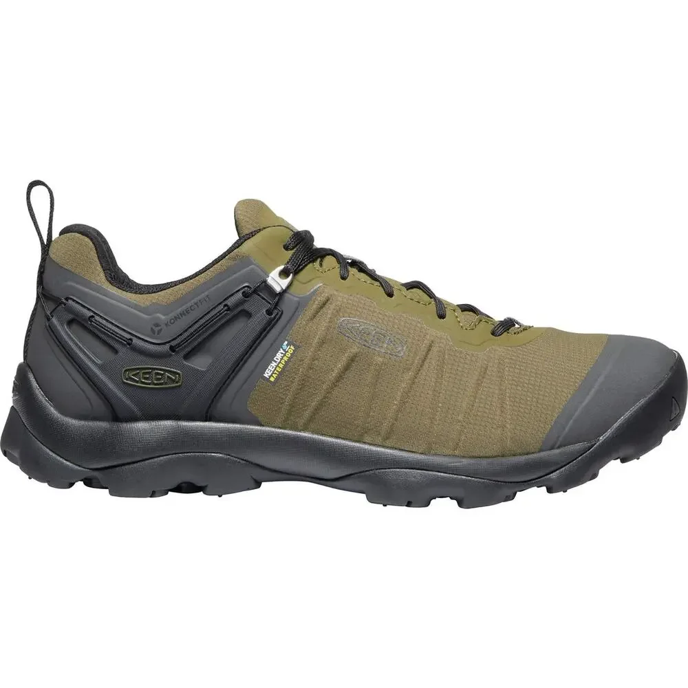 KEEN MEN’S VENTURE LOW HEIGHT WATERPROOF HIKING SHOE, DARK OLIVE/RAVEN, 10 D US